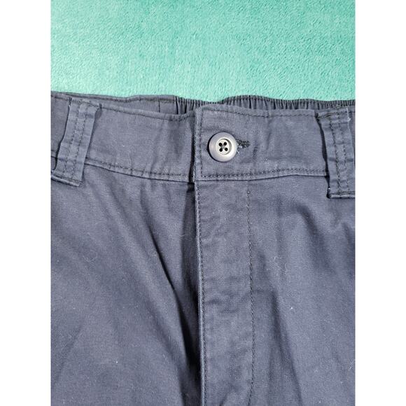 Old Navy Pants Size Medium Tall Womens Blue Stretch Chino Khaki Straight NWT - Picture 8 of 14